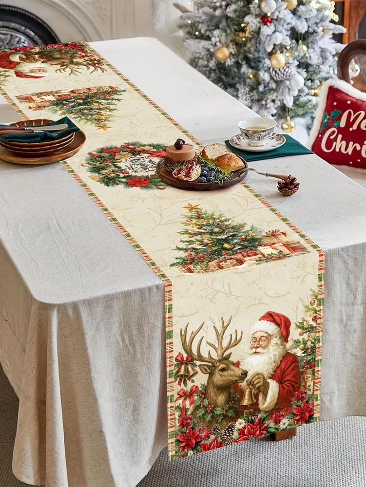 Table track 35x180 cm polyester anti-slip coating multi-colored