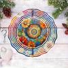 10 Zoll Hängender Windspinner mit 360-Grad-Haken für Balkon-Gartendekor Frühling Sommer Außendekoration
