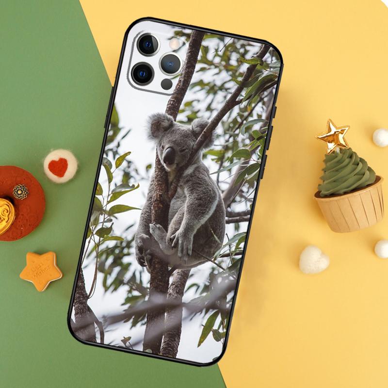 Koala Phone Case For iPhone 17 17Air 16 16E 15 14 13 12 11 Pro Max 12 13 Mini Shockproof Cover