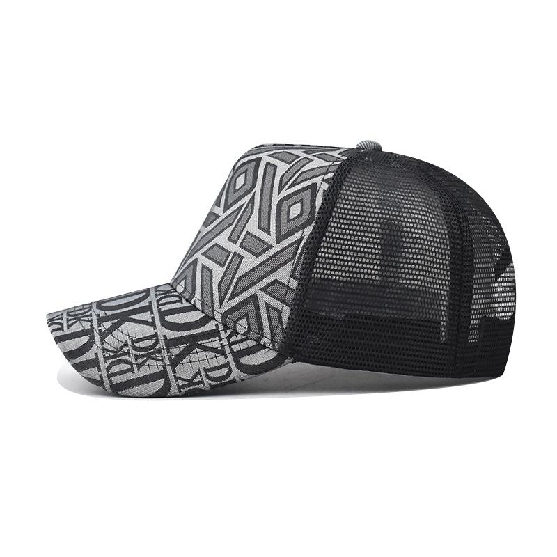 Fashion Plaid Mesh Baseball Caps for Men Women Summer Casual Unisex Sun Protection Hat Boys Girls Outdoor Sport Gorra