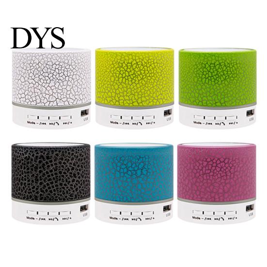Bluetooth Bass Speaker A9 Portable LED Light Crack Bluetooth-compatible U Loudspeaker Disk TF Card Subwoofer Music Player for Phone
