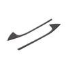 2pcs Car Soft Carbon Fiber Front Door Armrest Panel Cover Trim Interior Accessories For BMW 5 Series I5 G60 2024 2025