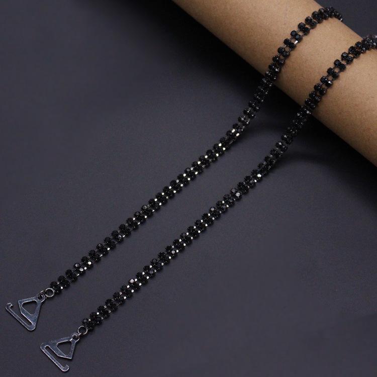 2pcs Adjustable Shoulder Straps Fashion Accessories Crystals Body Jewelry Women Rhinestones Bras Strap Wedding Dress