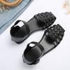 Women Sandals Summer Fashion Outdoor Beach Casual Comfortable Women's Shoes Leather Buckle Designer Flat with Ladies Sandals