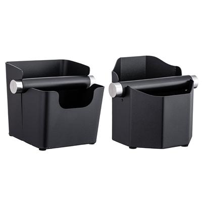 Small Coffee Grounds Box Stainless Steel Espresso Dump Bin Coffee Box Coffee Waste Box Coffee Accessories