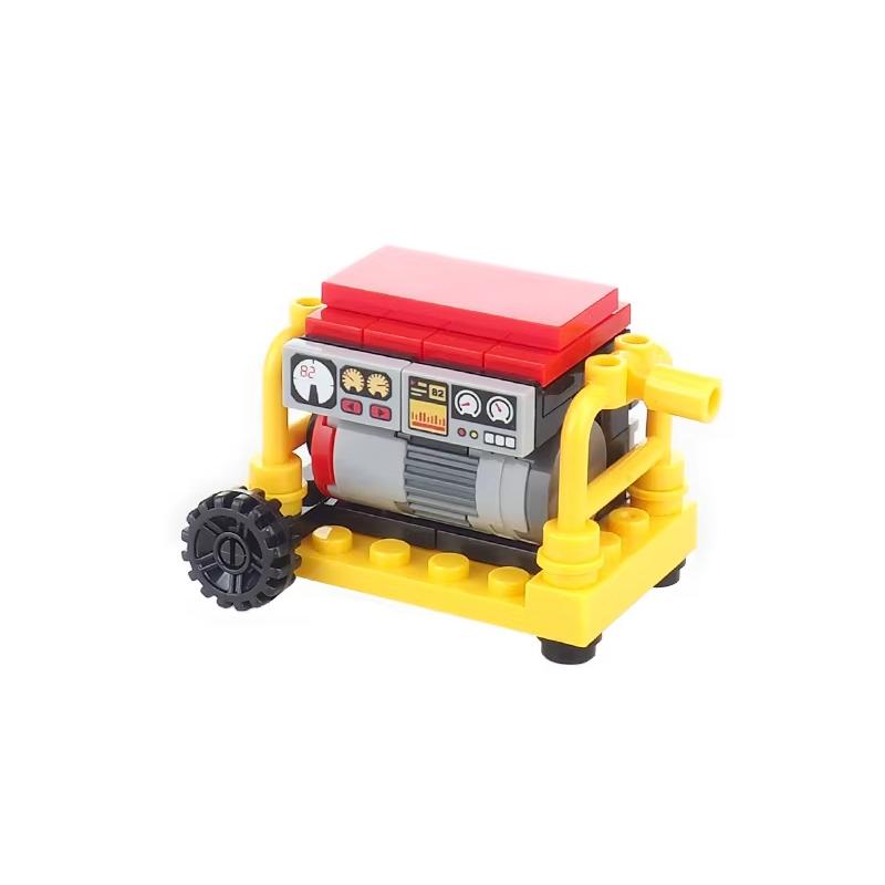 Accesorii Imprimate Oras Blocuri de Constructie Controller Calculator Monitor Tastatura Tablou de Bord Telefon Mobil Radio Mini Caramizi Jucarii pentru Copii