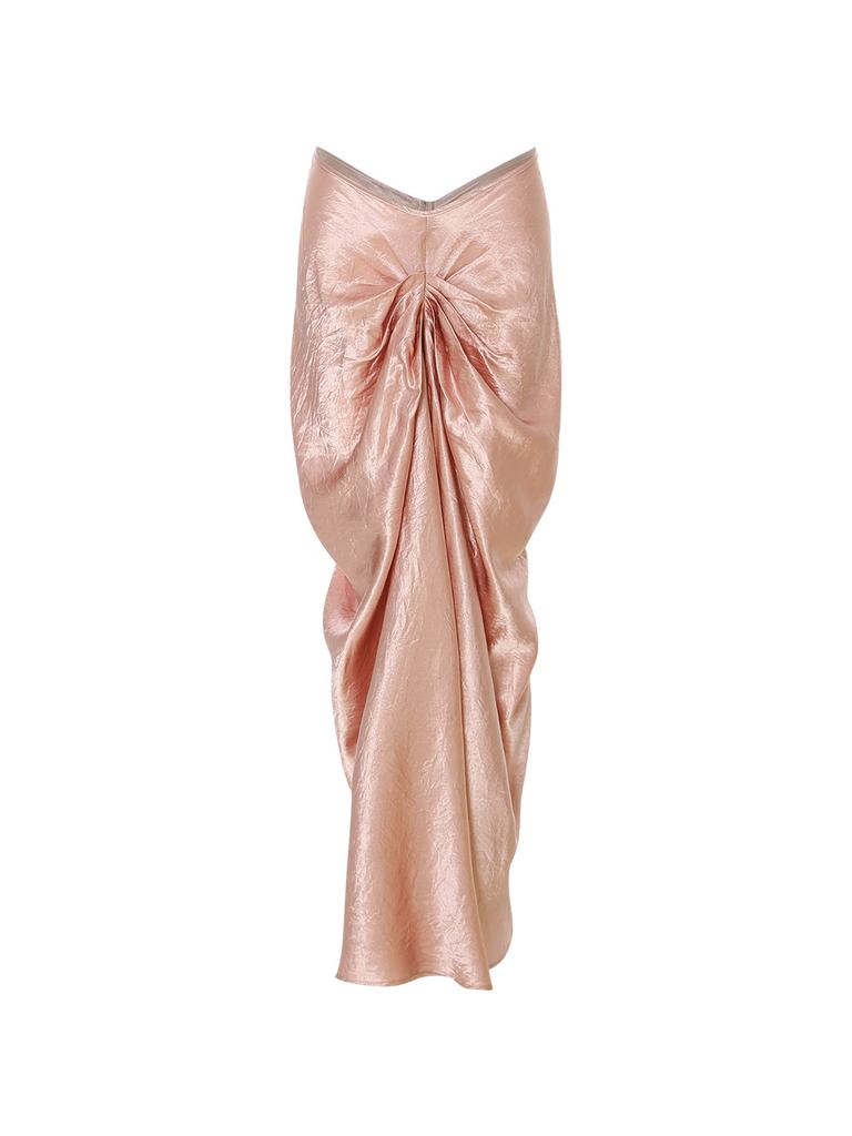 Sinseuden Glazed Drape Long Skirt