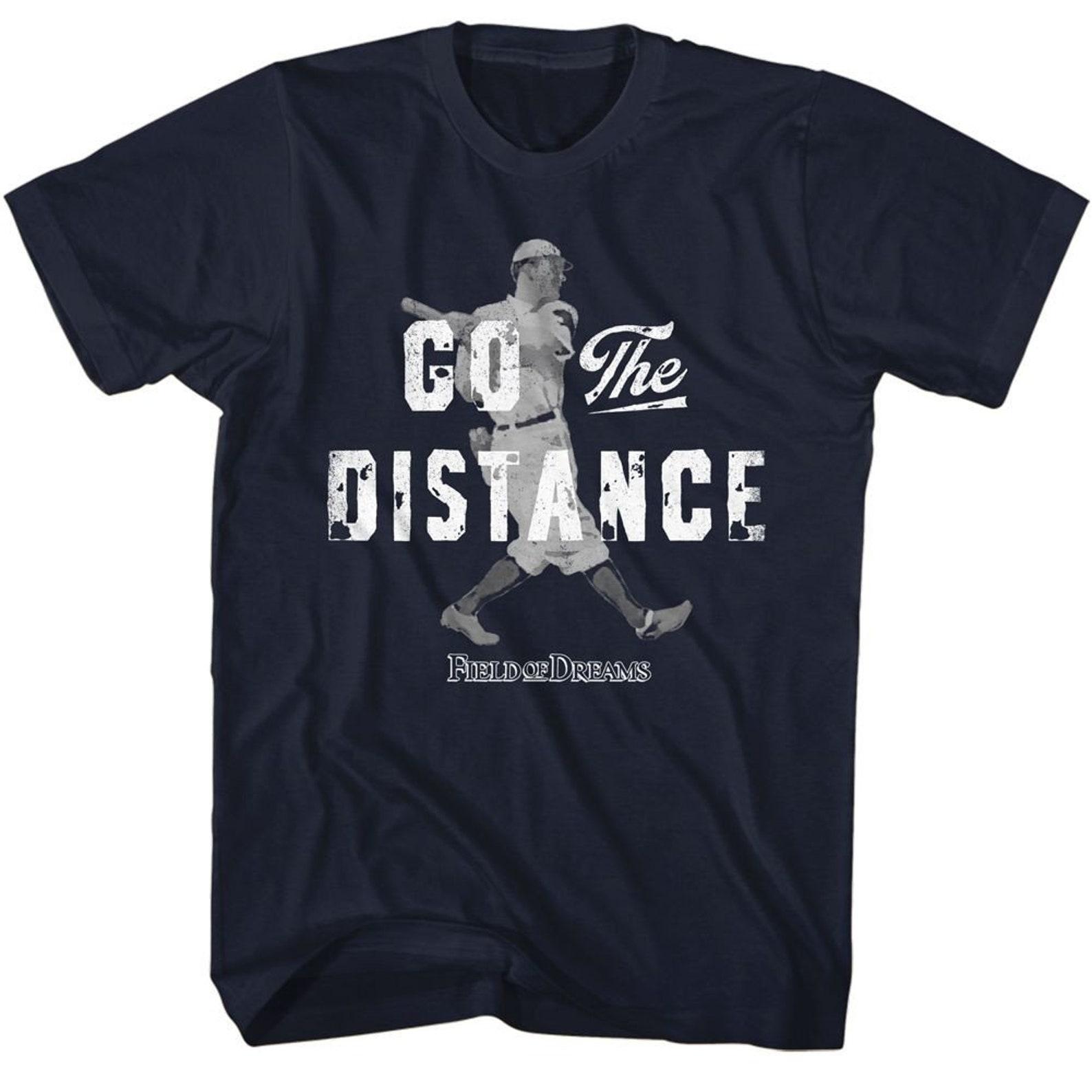Field of Dreams Quote and Player Navy T-Shirt 3XL