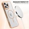For iPhone 16 Pro Magnetic Clear Case TPU PC Protective Phone Cover