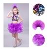 with Headwear Jazz Dance Costume Romantic Children Dance Outfit Stage Performance Costume  Kids