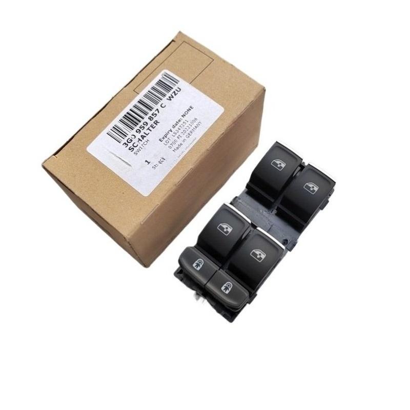Front Left Window Regulator Switch Button 3G0 959 857 C for Volkswagen Touareg 2019-2024 1pc