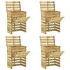 VidaXL Garden Composter with Slats 4 Pcs 80x50x100 Cm Impregnated Pine