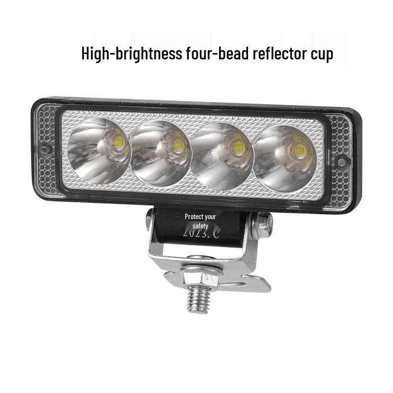 Super Bright LED Headlights for Electric Vehicles & Motorcycles, High/Low Beam, 12V