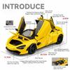 Size 1:18 720S Lambor LP770 Model Sports Car Toy Sound Light Pull Back Doors Opened Shock Absorption Vehicles Kids Presents