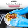Silicone Dishwashing Gloves for Men & Women - Household and Kitchen Cleaning Gloves