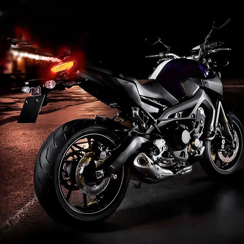 Motorcycle Rear LED Tail Light For Yamaha MT09 MT10 FZ09 2013 2014 2015 2016 FJ09 Trancer 900 Brake Lamp Turn Signal Light