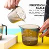 With Scale Liquid Measuring Beaker Thickened Mixing Cup New Baking Measuring Cups  Kitchen Tool