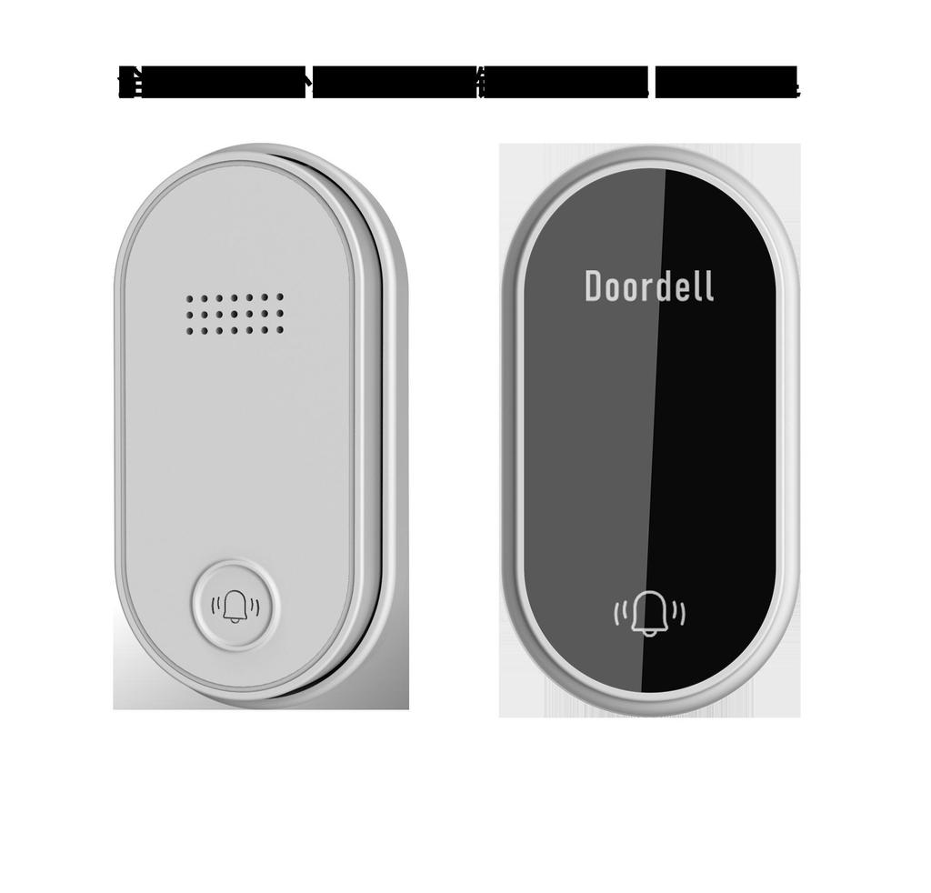 Smart Wireless Self-Powered Doorbell, Long-Range and Waterproof, Ideal for Homes and Elderly Assistance.