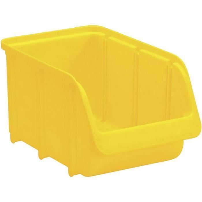 Bac de rangement - Hà¼nersdorff 673200 - 3 L - Jaune - 240 x 145 x 125 mm