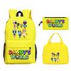 New Dandy's world game merchandise personalized printing primary and secondary school schoolbag three-piece set