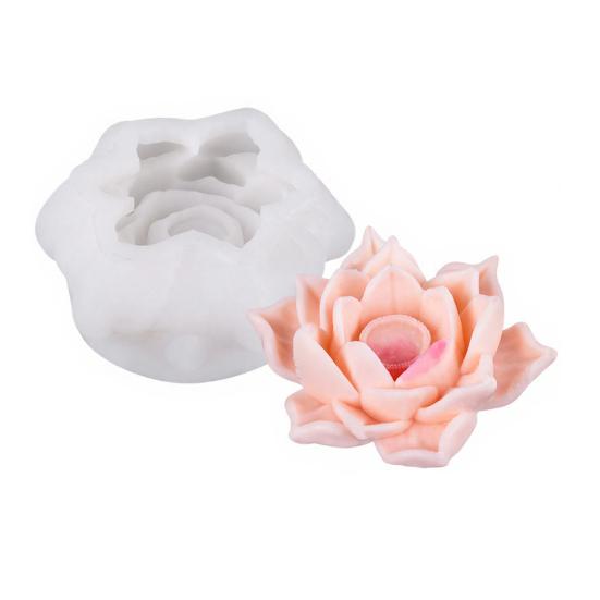 Flower Silicone Molds Flower Peony Fondant Mold Candle Molds Rose for Jelly Chocolate