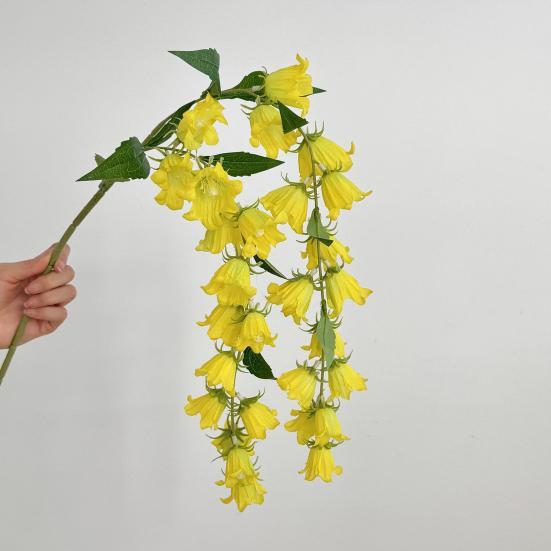 38" Artificial Lily of The Valley Flower Long Stem Faux Silk Flower Bouquet for Tall Vase Fake Plants for Home Wedding Party Birthday Home Decoration