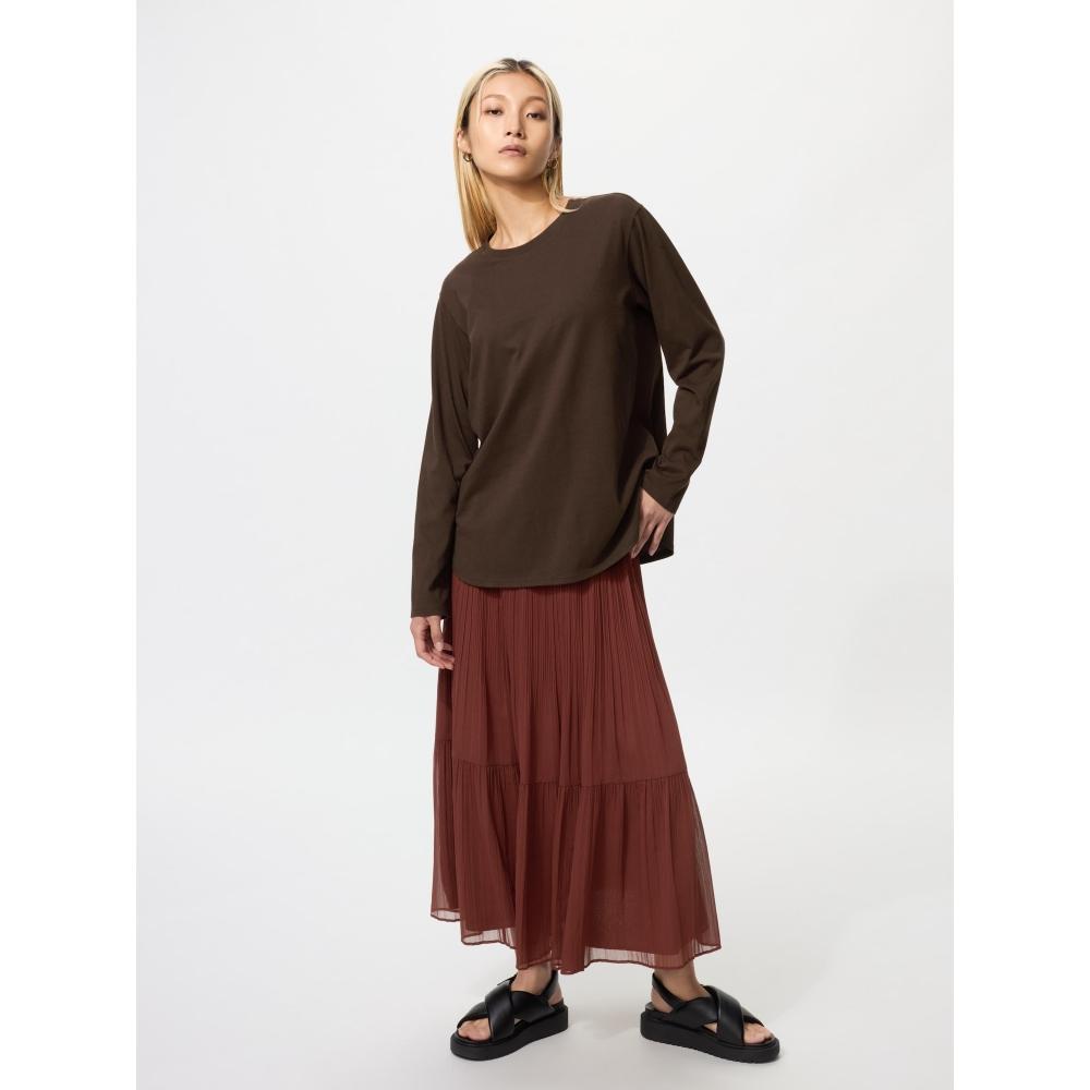 Uniqlo Japan SofT CoTTon Round Hem T Long Sleeve