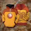 Moletom Cosplay Anime Avatar O Último Mestre do Ar Impressão 3D Moletom Masculino Feminino Manga Longa Conjunto de Treino Pulôver Harajuku Y2k Casaco