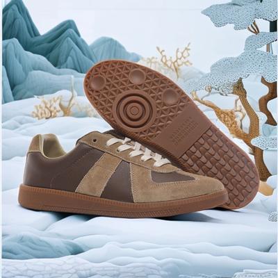 Pánské tenisky Garden s plátěným svrškem a gumovou špičkou, kožené boty, studentské sportovní boty, síťované boty, nízké dad shoes