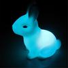 Color Changing Battery Powered LED Night Light Rabbit Lamp Home Table Decor