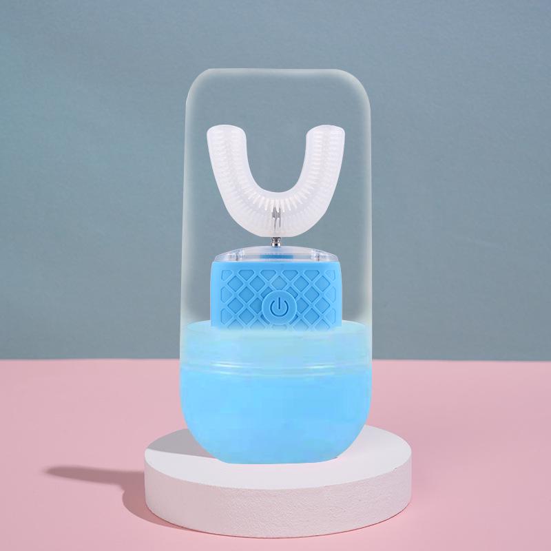 Children's & Adult Smart U-Shaped Electric Toothbrush with Soft Bristles & Magnetic Levitation Motor
