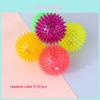 Durable Tpr Material Pet Toy Ball Glowing And Squeaky Random Color