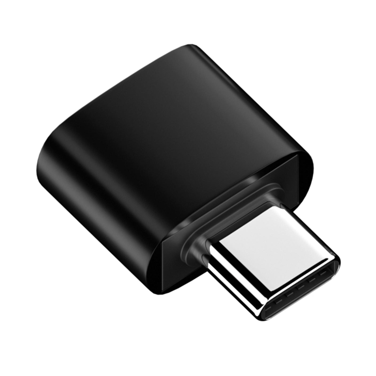 

For MacBook USB-C Male to USB 2.0 Female Adapter 480Mbps Data Transfer Laptop Converter Black