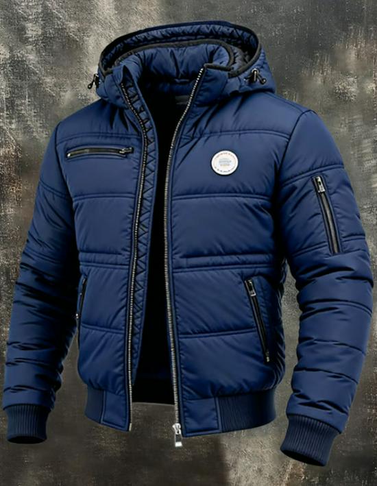 European and American Plus Velvet Hooded Jacket for Autumn and Winter