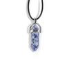 1Pc Hexagon Pillar Stone Necklace Bullet Pendant Choker Necklace Fashion Jewelry Gift
