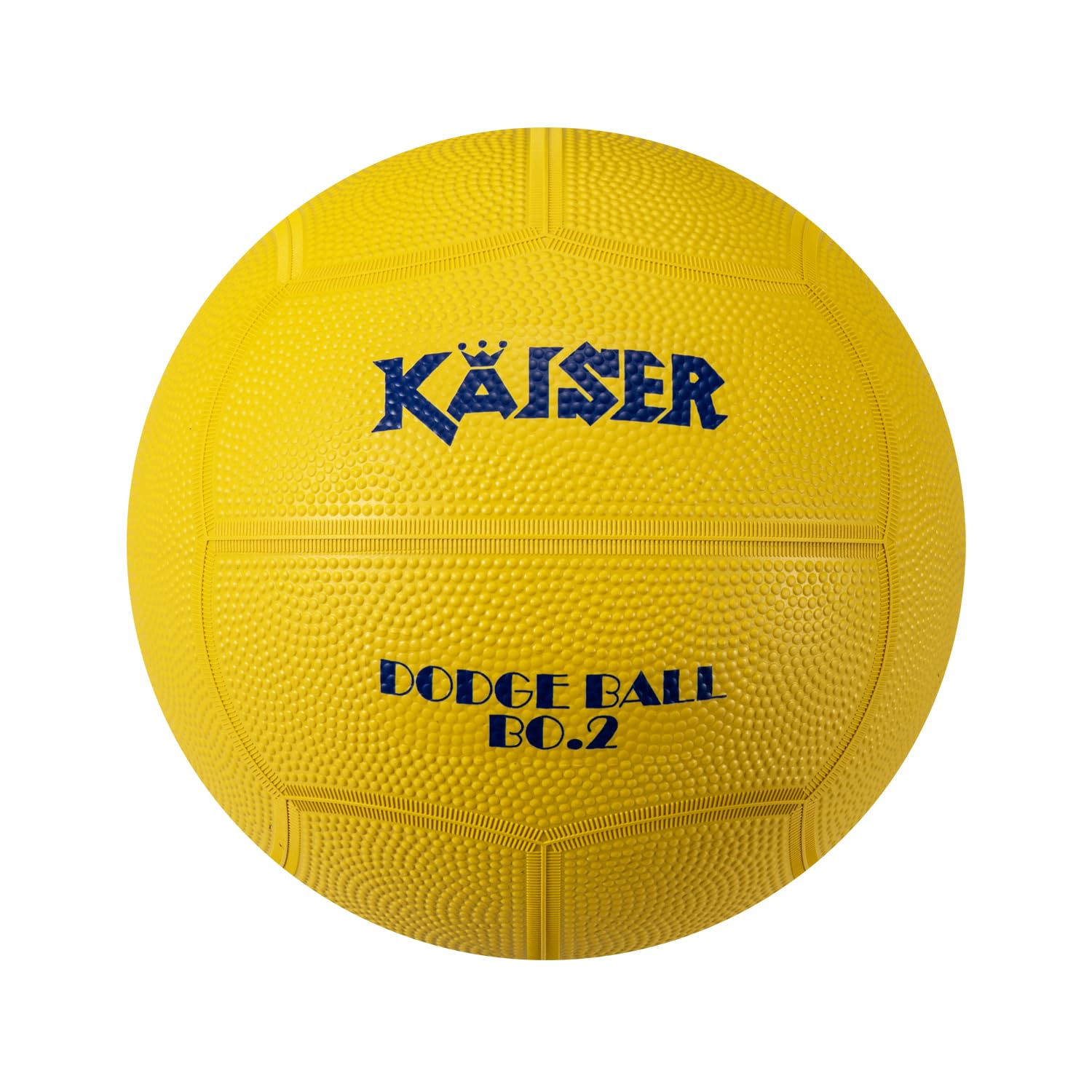 KAISER Rubber Size for Recreation and Elementary School Students Dodgeball, 2, Yellow, KW-186, Leisure,