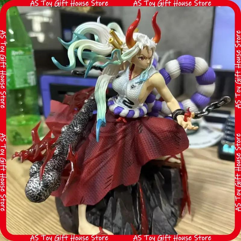 One Piece Yamato Gk Figure 20Cm Pvc Statue Anime Collectible Desktop Home Decoration For Anime Hobby Collection Enthusiasts