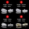 KAMMPT Common Oval Silicone Glasses Nose Pads Repairing Kit Metal Core Soft Screw-in Eyeglasses Nose Brackets Replacement Kits