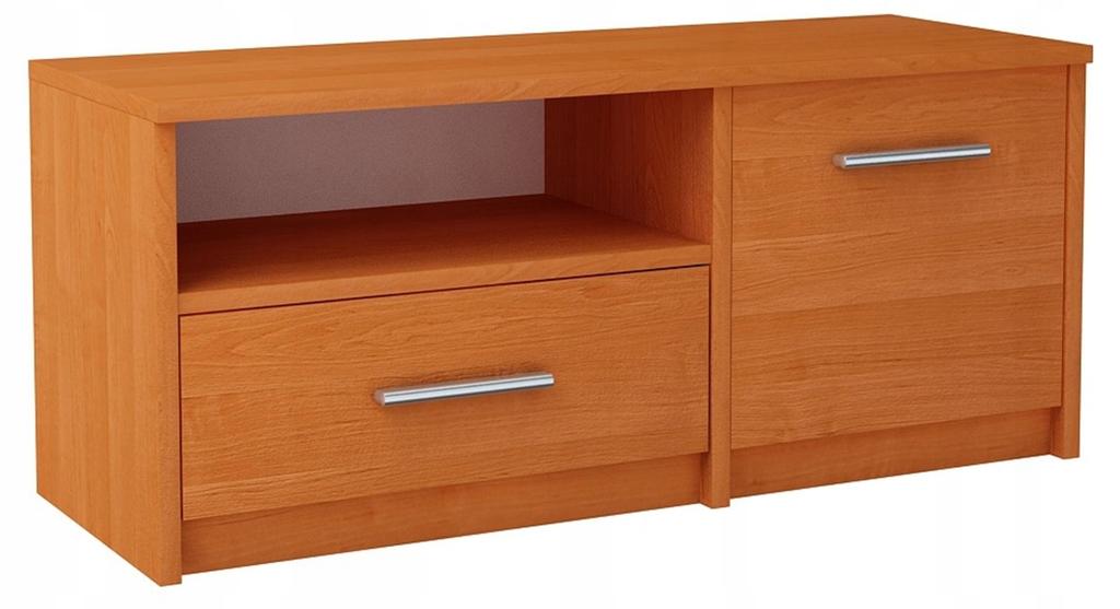 Bodo 1D1S Alder Tv Table, Shelf, Chest Of Drawers