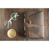 Leather Journal Writing Notebook Handmade Diary Daily Notepad for Men & Women Unlined Paper Travel Diary with Free Beautiful Bookmark
