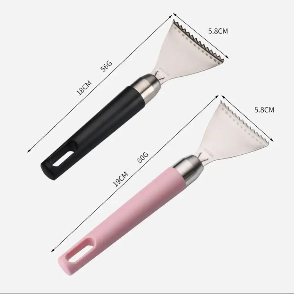 Stainless Steel Fish Scale Remover Smooth Handle Easy Maneuverability Fish Scale Scraper Seafood Tools Kitchen Tools