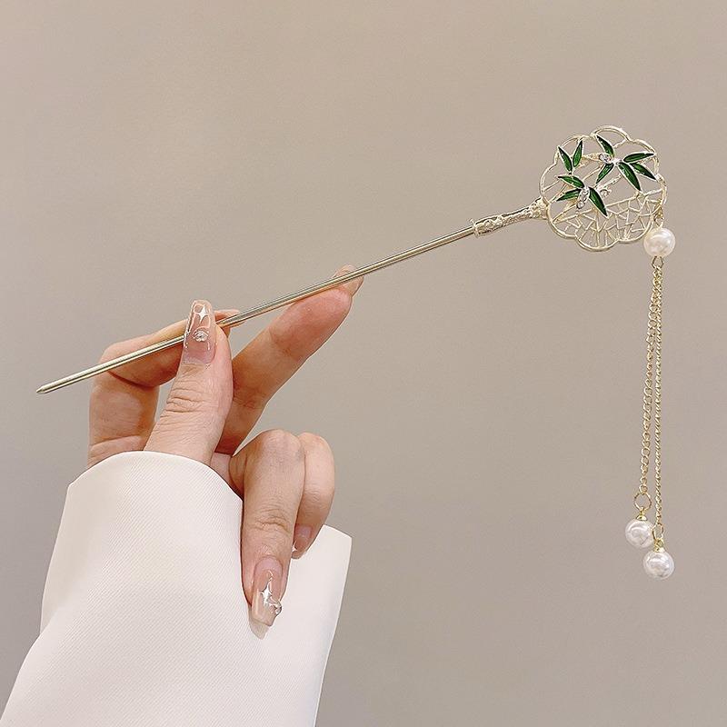 Metal Hairpins Elegant Temperament Simple Chinese Style Hair Clip Hair Accessories