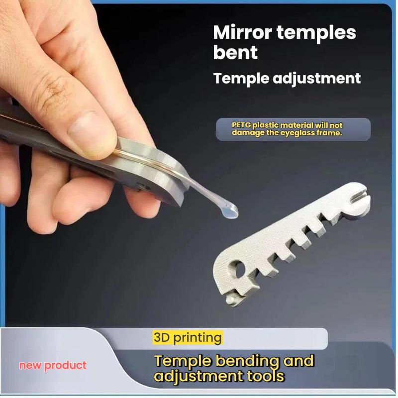 2PCS Eyeglass Curvature Adjuster Glasses Frame Bender And Temple Arms Nose Pads Adjuster Professional Optician Tool