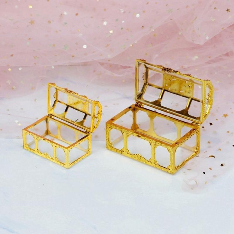 A52E Jewelry Storage Display Box Container Decorative Card Jewelry Trinket Decor