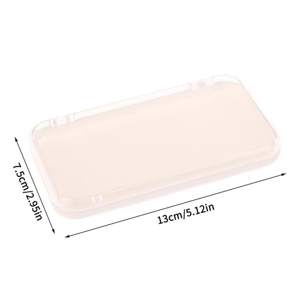 Rectangle Clear Jewelry Box Plastic Packaging Box Nail Storage Case For False Nails Display