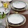 Jieyajie Ceramic 8-Inch Deep Soup Plates Set (4 Pcs)