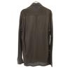 53/H9 la belle vie made in italy Long sleeve Stretch Long shirt 52 Brown Men's Used