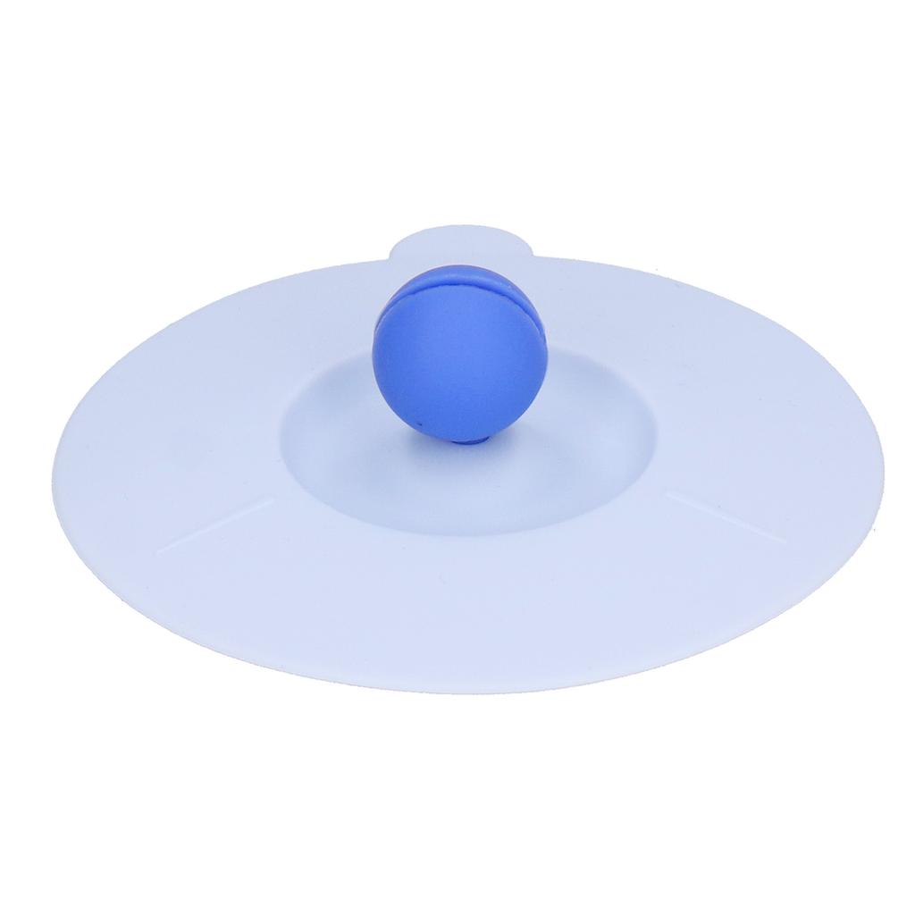 Dustproof Mug Covers Cartoon Silicone Cup Lid for Beverage Cup Sealing AccessoriesLight Blue