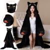 Hooded Halloween Blanket, Suitable For Halloween Decoration