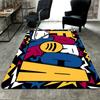 Barcelona Street Culture Rug Floor Mat for Living Room or Bedroom Soft and Comfortable Carpet a Gift for Birthday and Holiday.